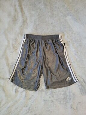Adidas Mens Size XL 36-38 Waist Dark Gray Shiny Dazzle Shorts Baskball Y2K